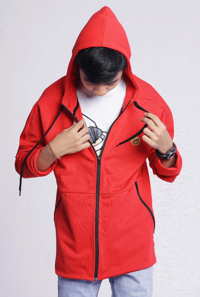 Golden Culture Red Hoodie Kid